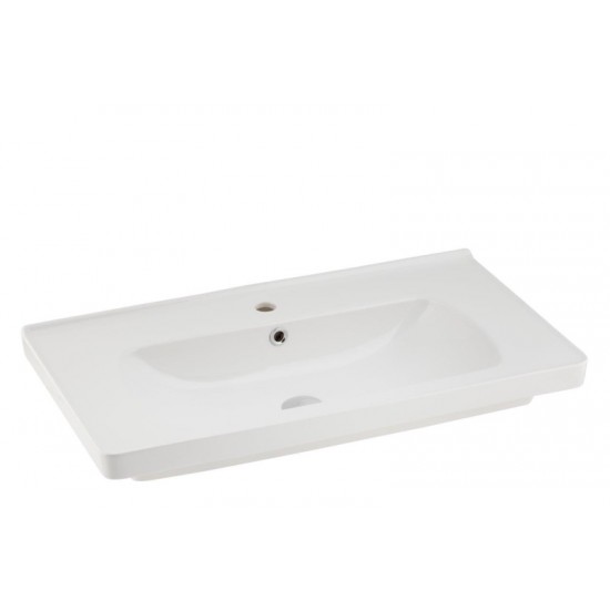 SERAMİKSAN SATURN ETEJERLİ LAVABO 80 CM A142020H