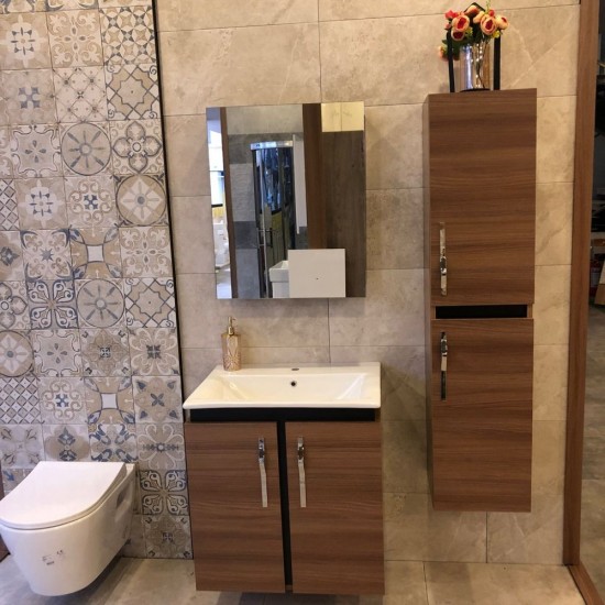 BANYO DOLABI 65 CM MARBELLA KİRAZ-CAPİCİNO