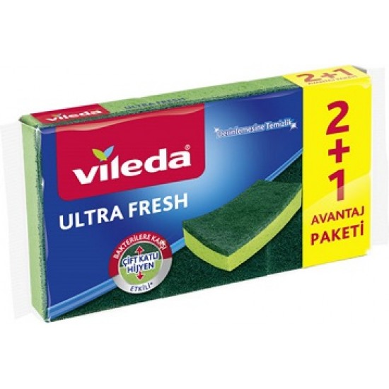 VİLEDA ULTRA FRESH SÜNGER 2+1