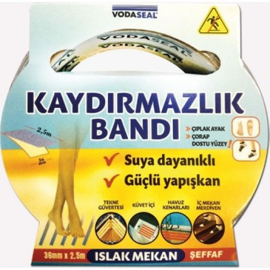 VODASEAL KAYDIRMAZLIK BANDI ISLAK MEKAN ŞEFFAF