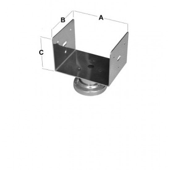 PERGULE AYAĞI TABAN İNOX 110 MM 32043