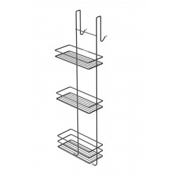 TEKNO-TEL İKİ KATLI DUŞAKABİN RAFI MAT SİYAH BK067