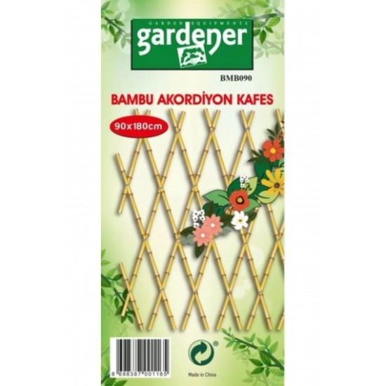 BAMBU AKORDİYON KAFES 90CM X 180CM BMB090